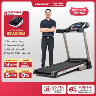 Còn hàng miền nam| máy chạy bộ kingsport bk-8000 đơn năng,tốc độ tối đa 14km/h,12 chường trình luyện tập,tra dầu tự động