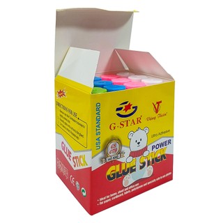 [MUA SỈ GIẢM 10%] Keo hồ dán giấy khô G-Star 9gr GS079 (12 chai/hộp)