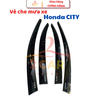 Vè che mưa xe Honda City 2015 - 2020, 2021, 2022, 2023,2024 nhựa đen cao cấp - Giá 1 bộ
