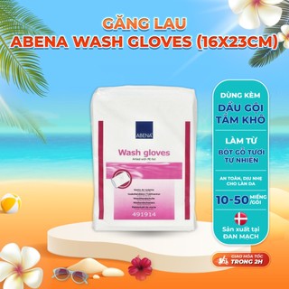 Găng lau Abena Wash gloves (16x23cm) - Nhập khẩu Đan Mạch