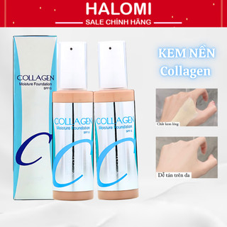 Kem nền Collagen Moisture Foundation 100ml chính hãng Hàn Quốc makeup phù hợp cho tất cả các loại da