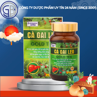 Viên uống giải độc gan Cà Gai Leo giúp làm mát gan, bảo vệ gan,hỗ trợ hạ men gan