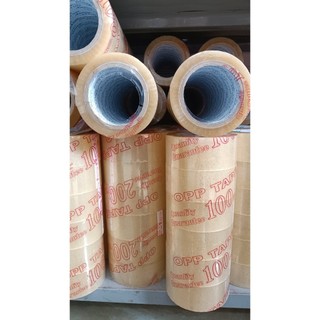 1 cuộn Băng keo trong, đục nặng 233g