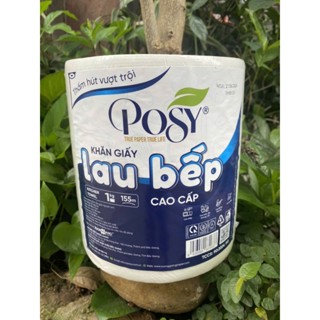  Khăn giấy lau bếp Posy cao cấp cuộn 1kg 155m siêu tiết kiệm 