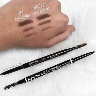 Chì kẻ mày Nyx micro brown pencil