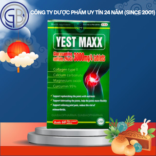 Viên uống bổ xương khớp YEST MAX bổ sung glucosamin hỗ trợ giảm đau mỏi xương khớp – Hộp 60 viên