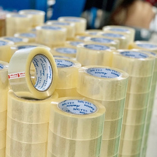 1 cuộn băng keo trong 5cm loại tốt siêu dính