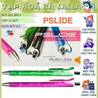 Hộp 20 Bút TL Gel - B011 ( xanh / đỏ / đen )