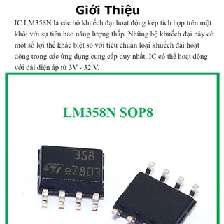 LM358N Kiểu Chân SOP8