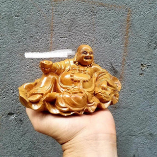 [GIARE] Tượng phật di lặc bằng gỗ