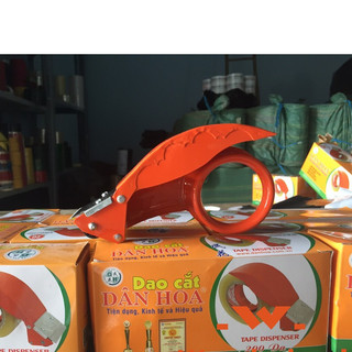 Dao cắt băng keo Dân Hoa khổ 5cm 200y cắt băng keo loại 1kg/cuộn trở xuống