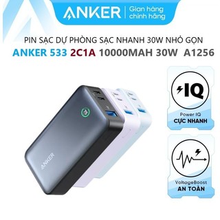 Sạc Dự Phòng ANKER Nano 10000mAh 30W- 1C1A - A1259/ A1256