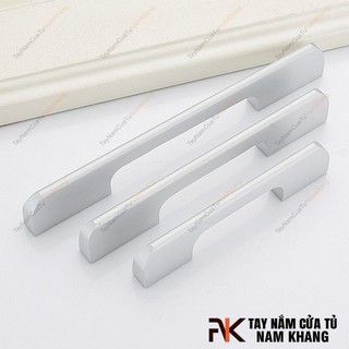 Tay nắm cửa tủ màu nhôm NK260-N (Màu Nhôm Mờ)