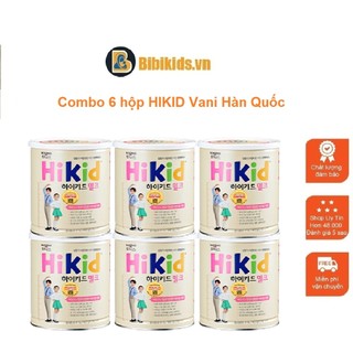 CÓ QUÀ - Combo 6 hộp sữa Hikid Vani Hàn Quốc 600g