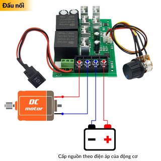 Mạch điều khiển tốc độ động cơ DC 40A có đảo chiều
