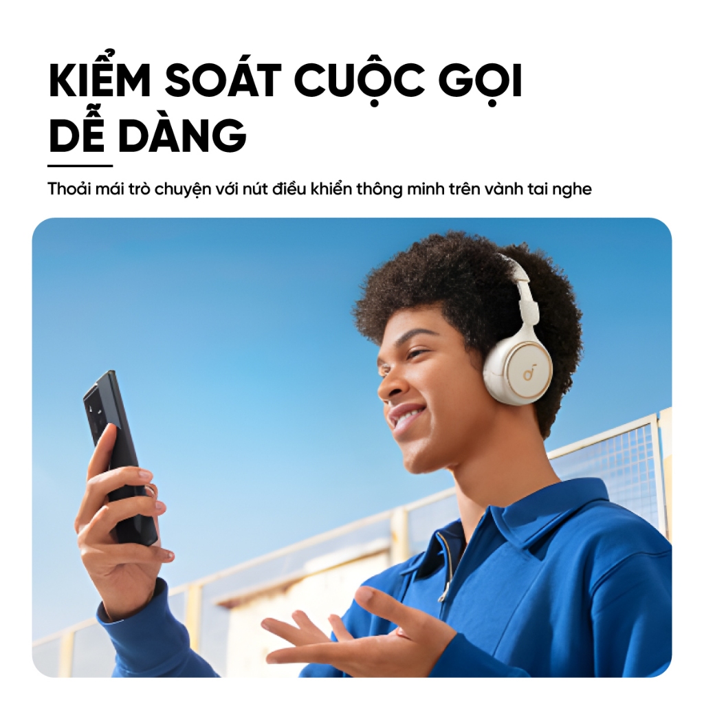 Tai nghe không dây chụp tai soundcore H30i | Hỗ trợ app | Pin khủng | Bluetooth 5.3 | BigBuy360 - bigbuy360.vn