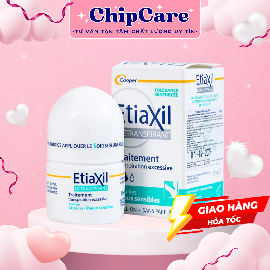 Lăn Khử Mùi Etiaxil 💥 HÀNG CHÍNH HÃNG 💥 Lăn Nách Giúp Ngăn Ngừa Mồ Hôi, Khử Mùi Hàng Ngày