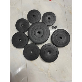 TẠ BÁNH TRÒN ĐỦ SZ (1 CHIẾC) đã đúc bê tông