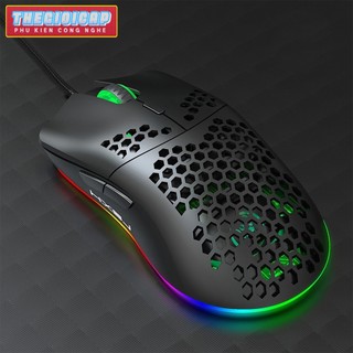 Chuột gaming led rgb chơi game có dây hxsj j900