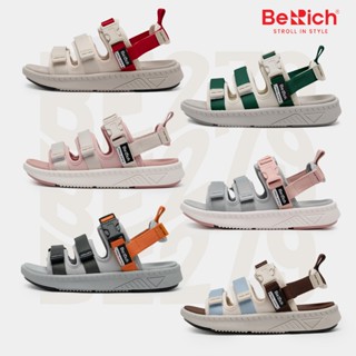 Giày Sandal 3 Quai Ngang Nữ BeRich BE279 - Dép Quai Hậu Lót Cao Su 3,5cm