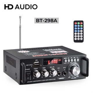  Amply Bluetooth BT 298A Công Suất Mạnh Mẽ Chất Lượng Âm Thanh Đẳng Cấp Vượt Trội Sử Dụng Được Trên Xe Hơi 