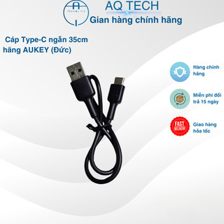 Cáp type-c ngắn 35cm hãng aukey