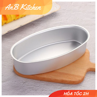 Khuôn bánh mì hoa cúc, bánh bò nướng oval D08