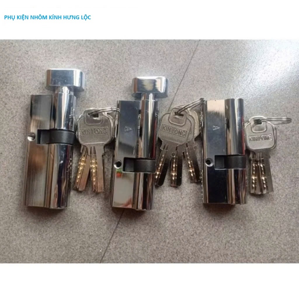 [Chính hãng] Tim khóa - Ruột khóa/ Lõi khóa Kinlong cho cửa nhôm Xingfa