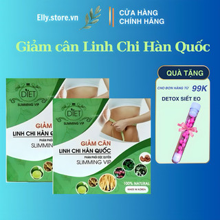  Viên uống Giảm Cân Linh Chi Hàn Quốc tặng kèm siêt eo -Giảm Mạnh  Hộp 30viên  