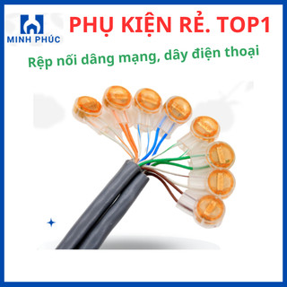 Rệp nối dây mạng, dây điện thoại , Rệp nối cáp đồng UY K1 (khoảng gần 200 Cái/Bịch), K2 ( khoảng gần100 Cái/Bịch)