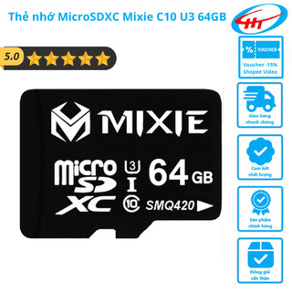 Thẻ nhớ MicroSDXC Mixie C10 U3 64GB - Hàng chính hãng