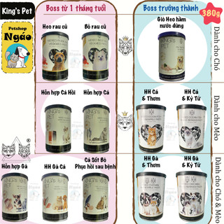 Pate king's pet lon 380g cho chó mèo __ lon __