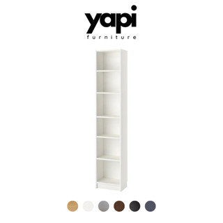 Kệ Sách 6 Tầng Cỡ Nhỏ Bằng Gỗ MDF KT 40x28x200cm Yapi-648