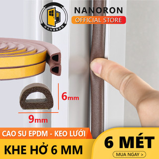 Ron cao su EPDM dán khung cửa ⭐ Gioăng cách âm chống ồn, chống bụi gắn cửa đi cửa sổ KINGRON
