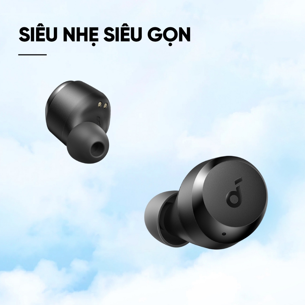 Tai nghe bluetooth không dây soundcore A20i | Nhỏ gọn | 28 giờ phát nhạc | Sạc nhanh | Tích hợp phiên dịch | BigBuy360 - bigbuy360.vn