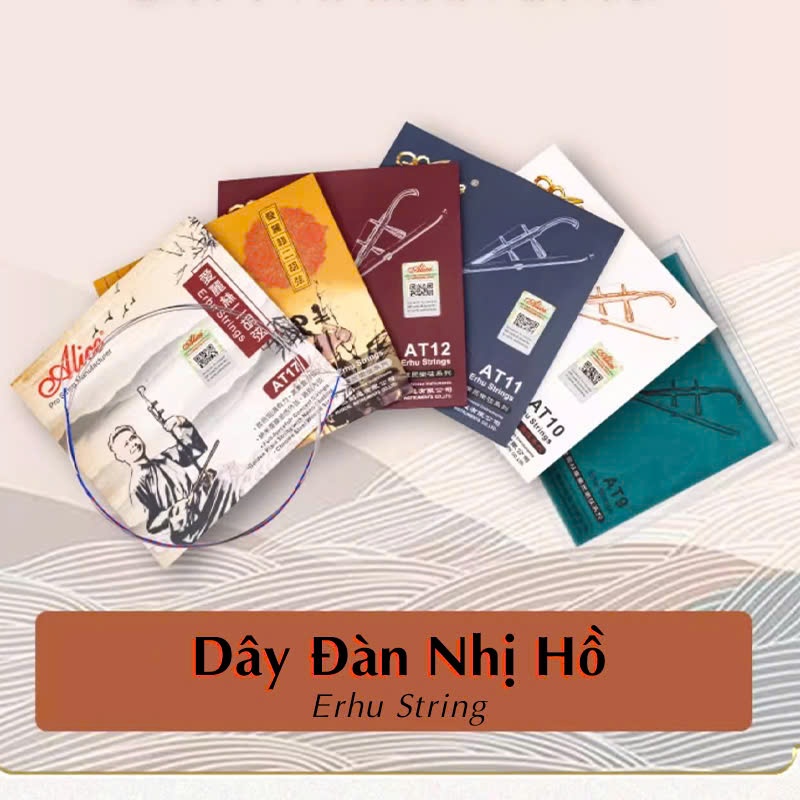 Chính Hãng - Dây Đàn AT12, AT13, AT16, AT17 Erhu String Dành Cho Đàn Nhị Hồ - Dây Đàn Cò, Líu