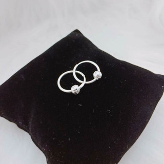 Bông tai bi xinh xắn LINH'S MIU SILVER - Bông tai bạc ta
