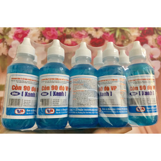 Cồn xanh 90 độ VP lốc 10 chai - Cồn Xanh 90 Độ Vĩnh Phúc 60ml/ chai