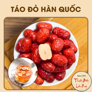Táo đỏ Hàn Quốc sấy khô 200g, pha trà, ăn vặt, hầm canh, thơm ngon, bổ dưỡng - Lãn Ông