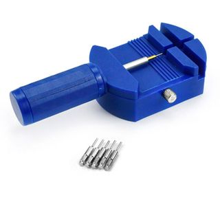 Dụng cụ cắt, tháo mắt dây đồng hồ kim loại bản cao cấp tặng kèm 5 đầu thay thế