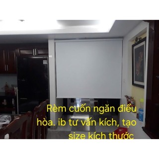 Màn cuốn ngăn điều hòa, ngăn phòng, Rèm cuốn chống thoát nhiệt phòng máy lạnh, che cầu thang