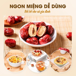 Táo đỏ Hàn Quốc sấy khô 1kg, pha trà, ăn vặt, hầm canh thơm ngon, bổ dưỡng - Lãn Ông
