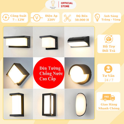 (Nhiều Mẫu) Đèn Tường Ngoài Trời Energy Green Lighting - Trang trí Hên Nhà - Gắn Cổng - Góc Ban Công