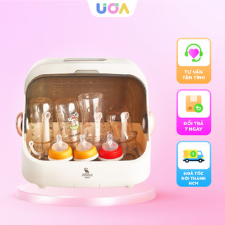 Moazbebe - máy úp bình sữa tiệt trùng sấy khô moazbebe mb-044 - trắng - mub14800101
