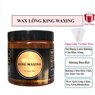 Wax Lông King Waxing - Wax Lông Chân, Tay, Bikini, Không Đau Rát ( Tặng 50 Tờ Giấy Và Que Wax )