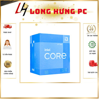 Cpu intel core i3 genth 12, core i3 12100, core i3 12100f tray new không fan bh 36th