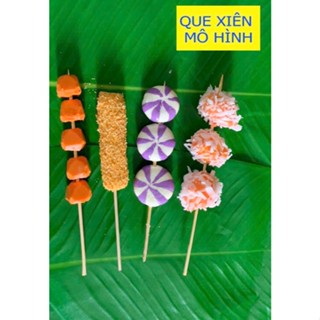 Combo 4 que xiên mô hình thông dụng cho các tiệm đồ ăn vặt