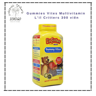 Date 2025 - Kẹo dẻo Vitamin L’il Critters Gummy Vites Complete Multivitamin Của Mỹ Hộp 300 Viên