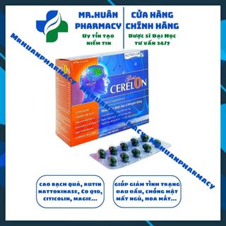 Viên uống bổ não Cerelon Gold - Giúp bổ sung dưỡng chất cho não