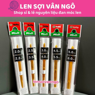  Kim móc 2 đầu cán vàng Tulip 